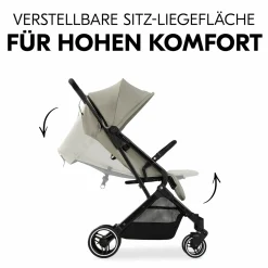 Reisebuggy & Sportwagen Travel N Care Plus inkl. XXL Zubehörpaket & Buggy-Lenkrad - Velvet Olive