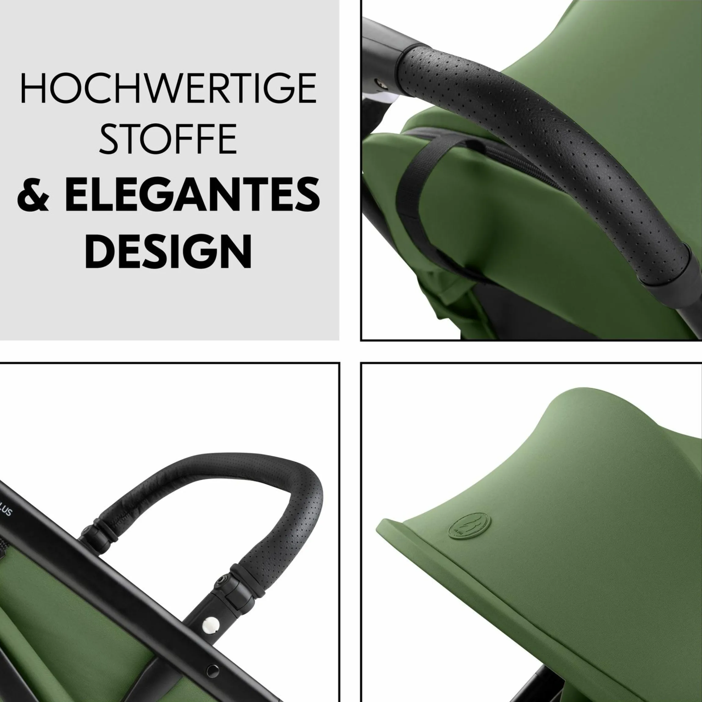 Reisebuggy & Sportwagen Travel N Care Plus mit Liegefunktion, nur 7,2 kg (bis 22kg belastbar) - Green
