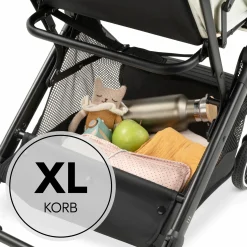 Reisebuggy & Sportwagen Travel N Care Plus mit Liegefunktion, nur 7,2 kg (bis 22kg belastbar) - Vanilla