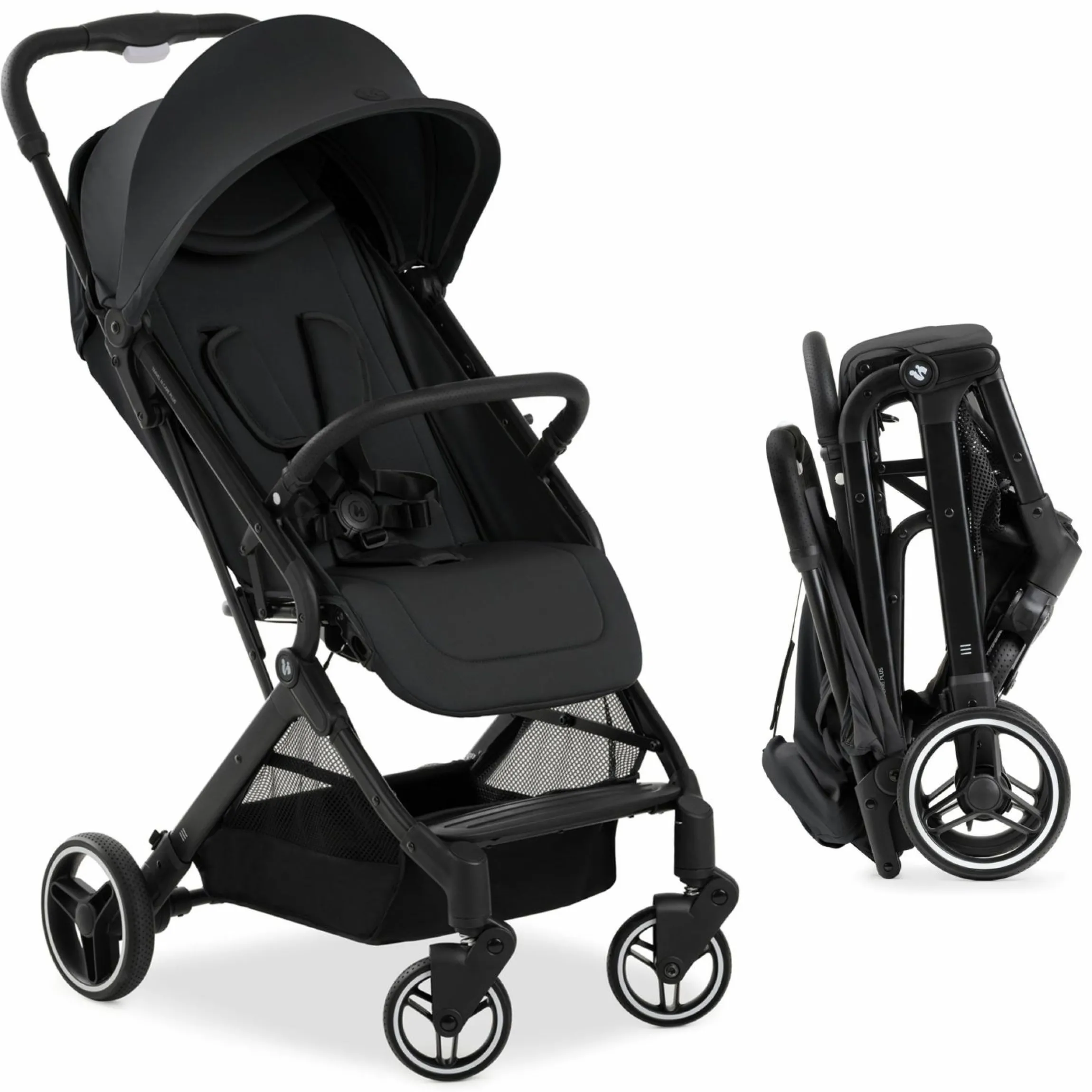 Reisebuggy & Sportwagen Travel N Care Plus mit Liegefunktion, nur 7,2 kg (bis 22kg belastbar) - Black