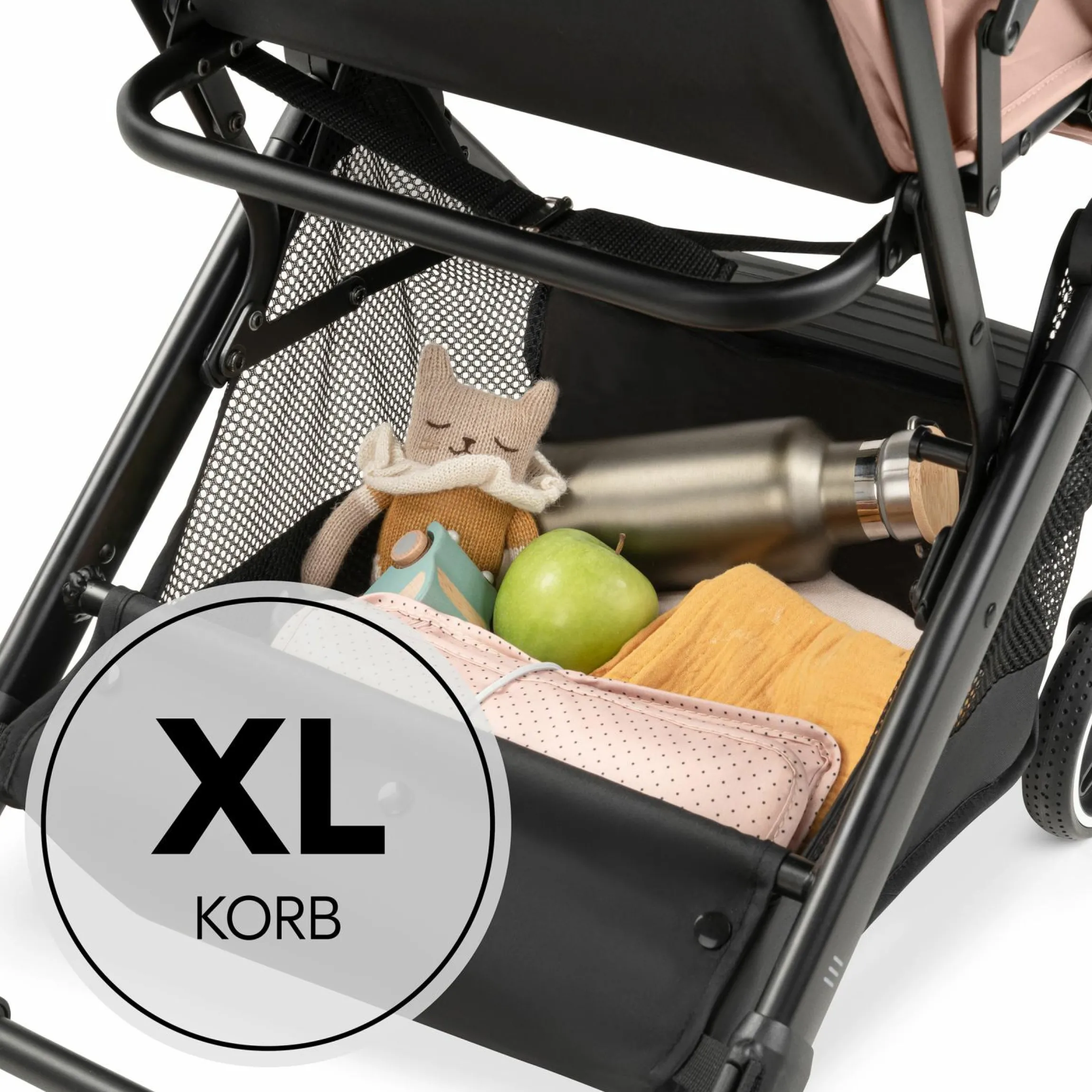 Reisebuggy & Sportwagen Travel N Care Plus mit Liegefunktion, nur 7,2 kg (bis 22kg belastbar) - Hazelnut