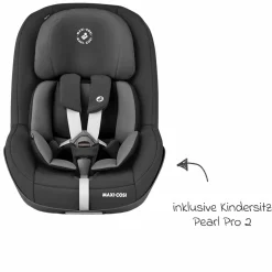 Reisebuggy & Sportwagen Travel N Care mit Liegefunktion, nur 6,8 kg (bis 22 kg belastbar) inkl. Reboarder Pearl Pro 2 & XXL Zubehörpaket - Black