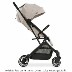 Reisebuggy & Sportwagen Travel N Care mit Liegefunktion, nur 6,8 kg (bis 22 kg belastbar) inkl. Reboarder Pearl Pro 2 - Beige
