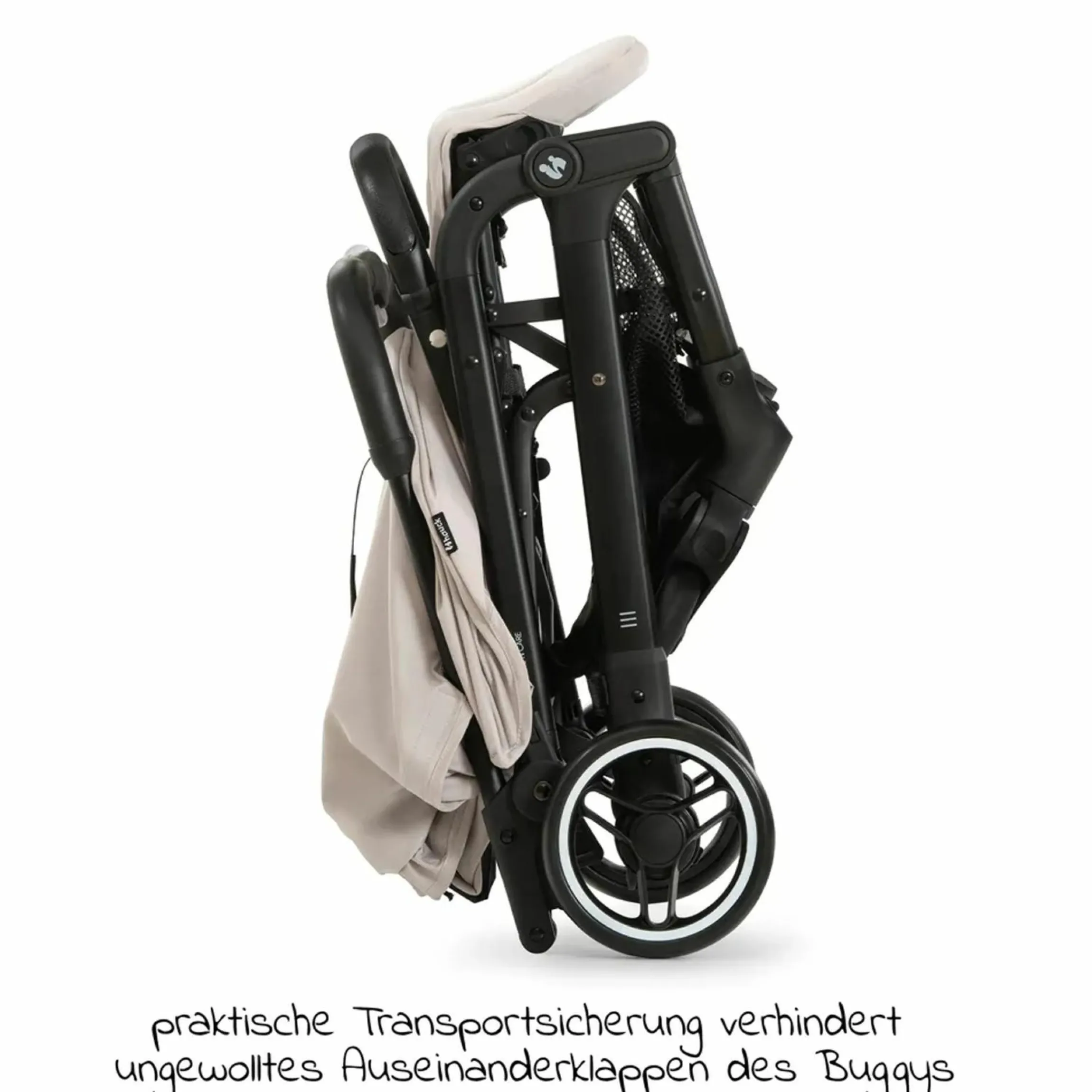 Reisebuggy & Sportwagen Travel N Care mit Liegefunktion, nur 6,8 kg (bis 22 kg belastbar) inkl. Reboarder Pearl Pro 2 - Beige