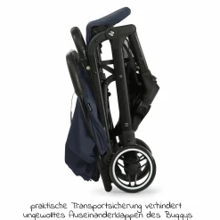 Reisebuggy & Sportwagen Travel N Care mit Liegefunktion, nur 6,8 kg (bis 22 kg belastbar) - Navy Blue