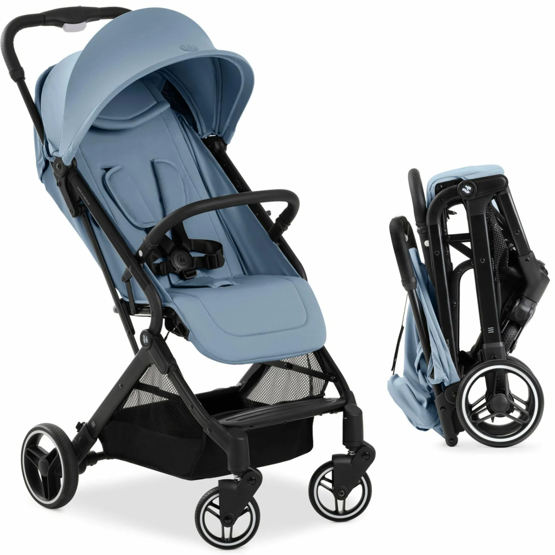Reisebuggy & Sportwagen Travel N Care Plus mit Liegefunktion, nur 7,2 kg (bis 22kg belastbar) - Dusty Blue