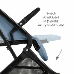 Reisebuggy & Sportwagen Travel N Care Plus mit Liegefunktion, nur 7,2 kg (bis 22kg belastbar) - Dusty Blue
