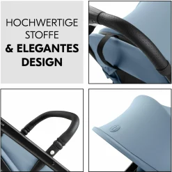 Reisebuggy & Sportwagen Travel N Care Plus inkl. XXL Zubehörpaket & Buggy-Lenkrad - Dusty Blue