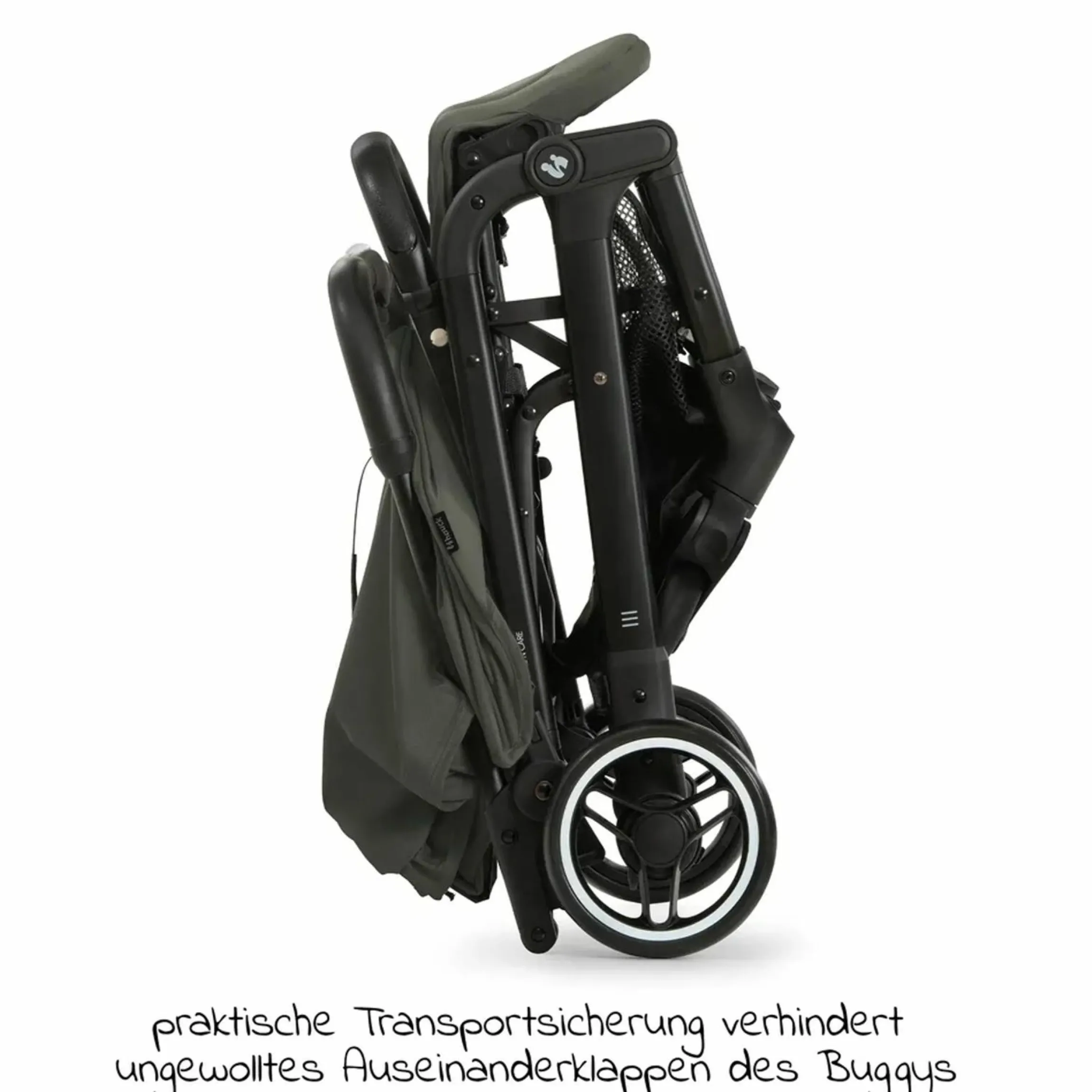 Reisebuggy & Sportwagen Travel N Care mit Liegefunktion, nur 6,8 kg (bis 22 kg belastbar) inkl. Reboarder Pearl Pro 2 - Dark Olive