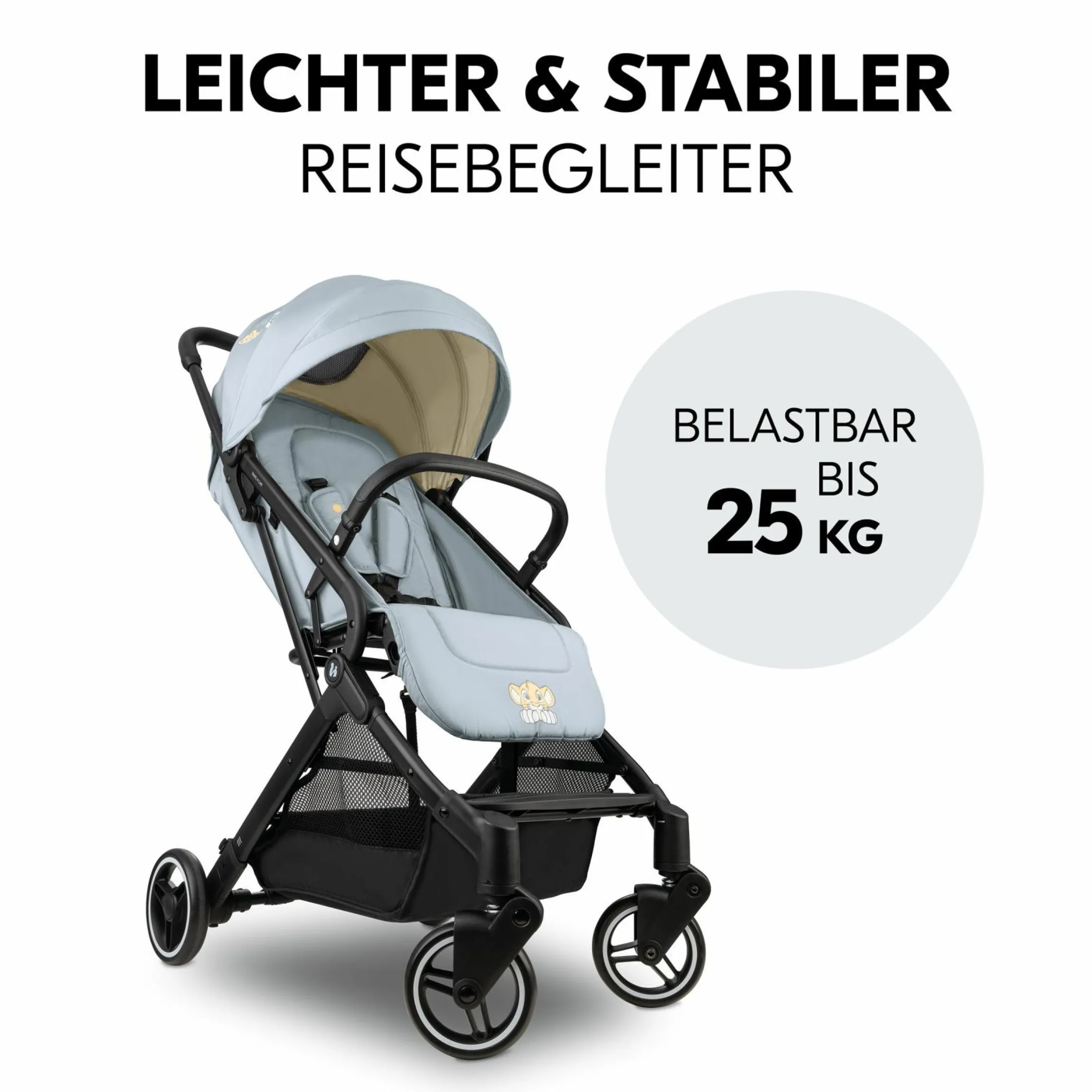 Reisebuggy & Sportwagen Travel N Care mit Liegefunktion, nur 6,8 kg (bis 22 kg belastbar) - Simba - Kollektion 2024