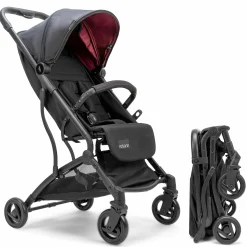 Reisebuggy & Sportwagen Vegas bis 22 kg belastbar nur 6 kg leicht mit Liegeposition - Weinrot - Kollektion 2025