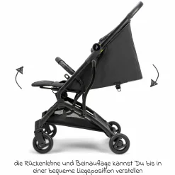 Reisebuggy & Sportwagen Vegas bis 22 kg belastbar nur 6 kg leicht mit Liegeposition - Lime - Kollektion 2025