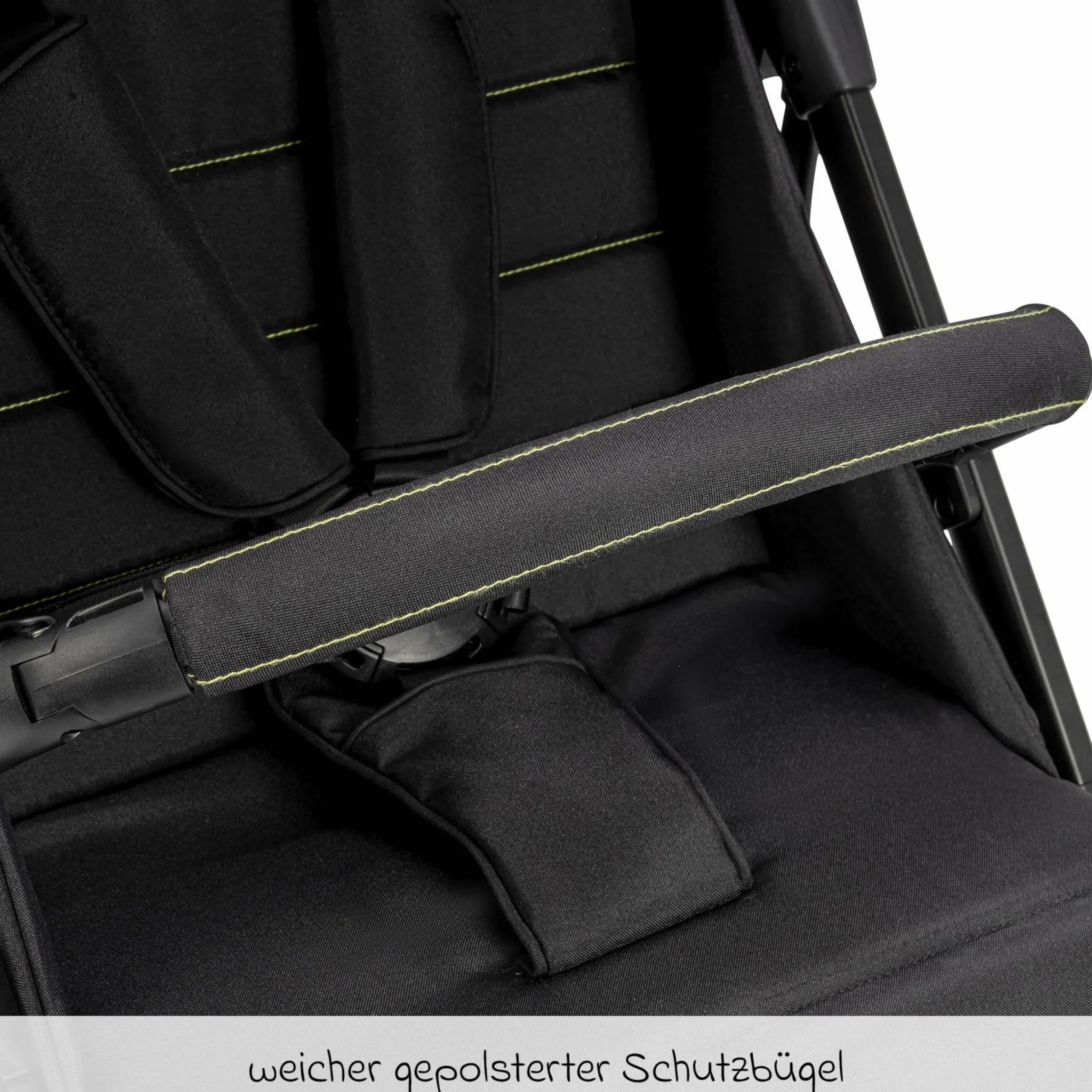 Reisebuggy & Sportwagen Vegas bis 22 kg belastbar nur 6 kg leicht mit Liegeposition - Lime - Kollektion 2025