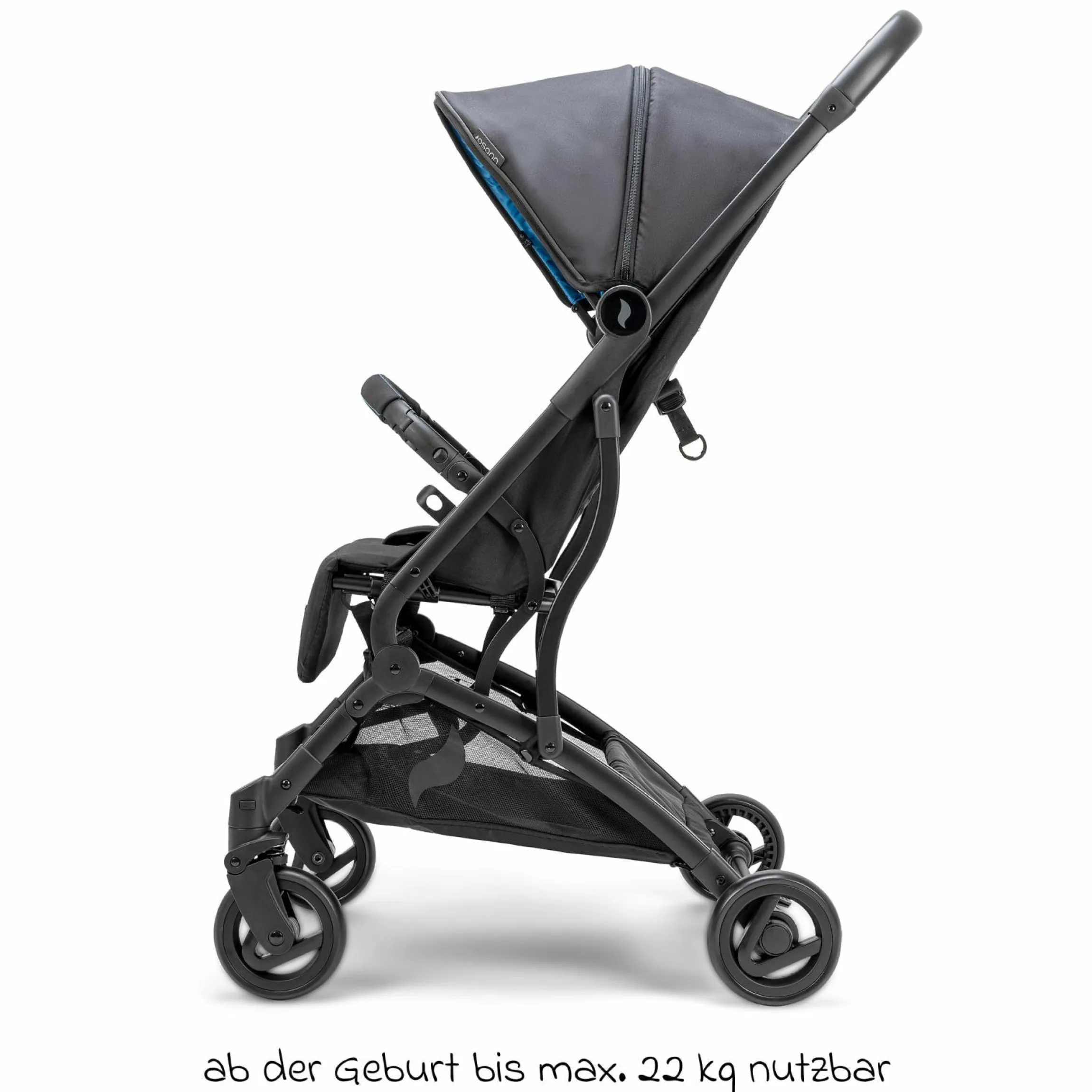 Reisebuggy & Sportwagen Vegas bis 22 kg belastbar nur 6 kg leicht mit Liegeposition - Himmelblau - Kollektion 2025