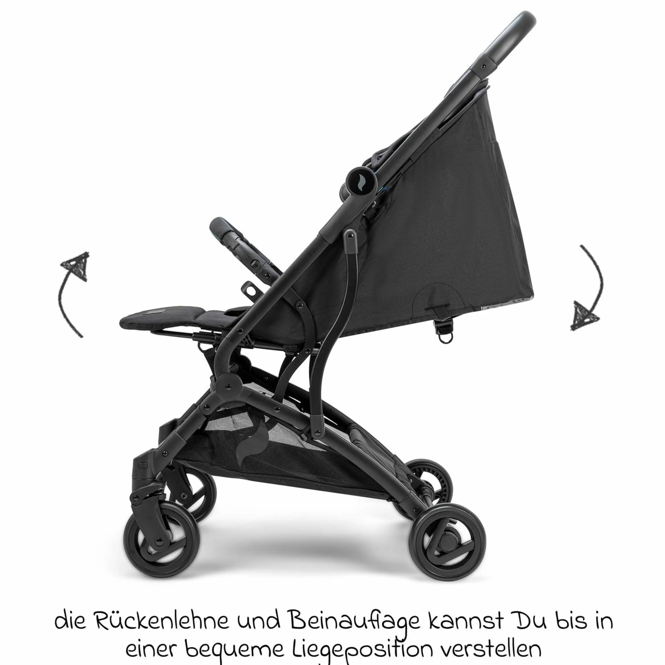 Reisebuggy & Sportwagen Vegas bis 22 kg belastbar nur 6 kg leicht mit Liegeposition - Himmelblau - Kollektion 2025