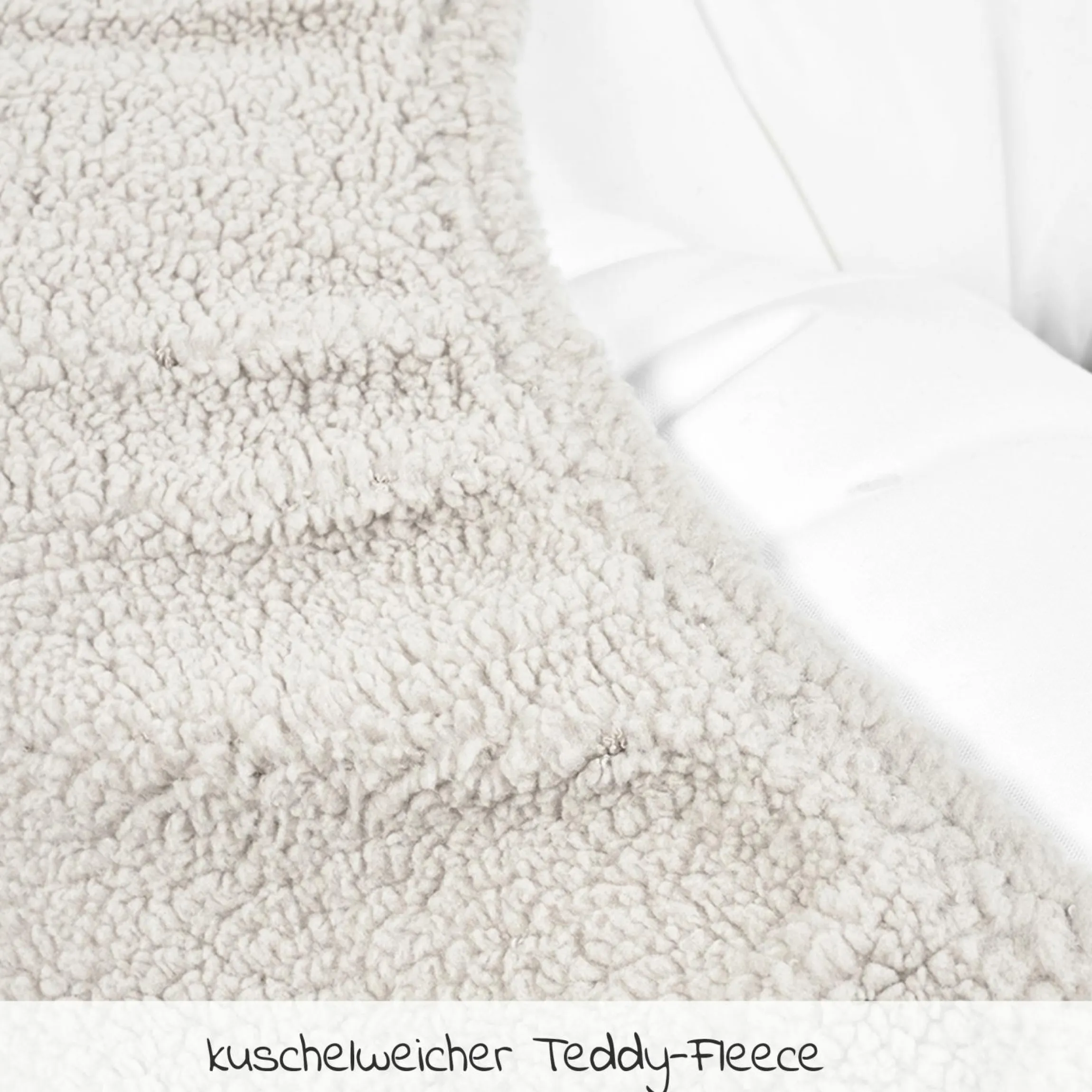 Relaxbezug für Stillkissen Teddy - Greige