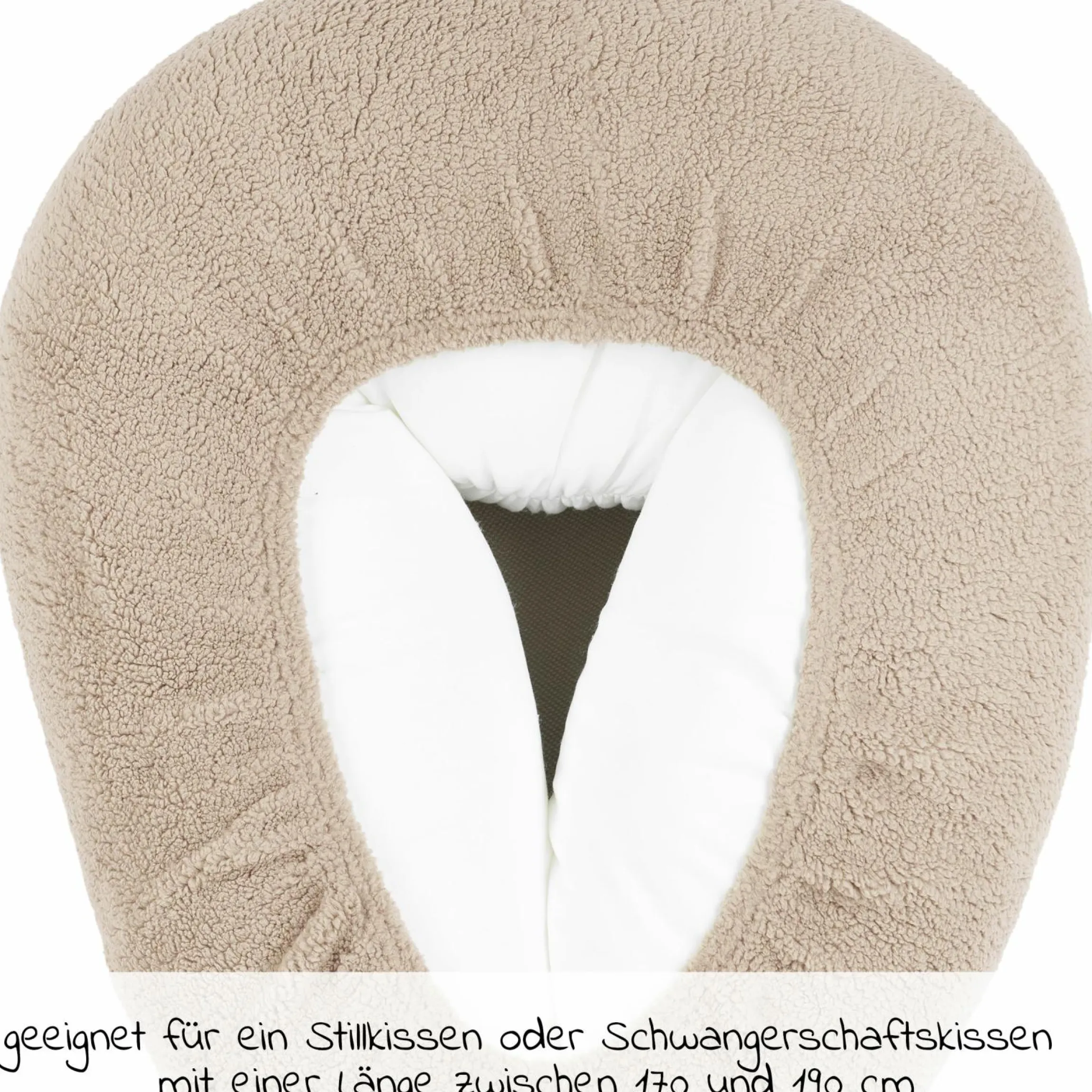 Relaxbezug für Stillkissen Teddy - Sand