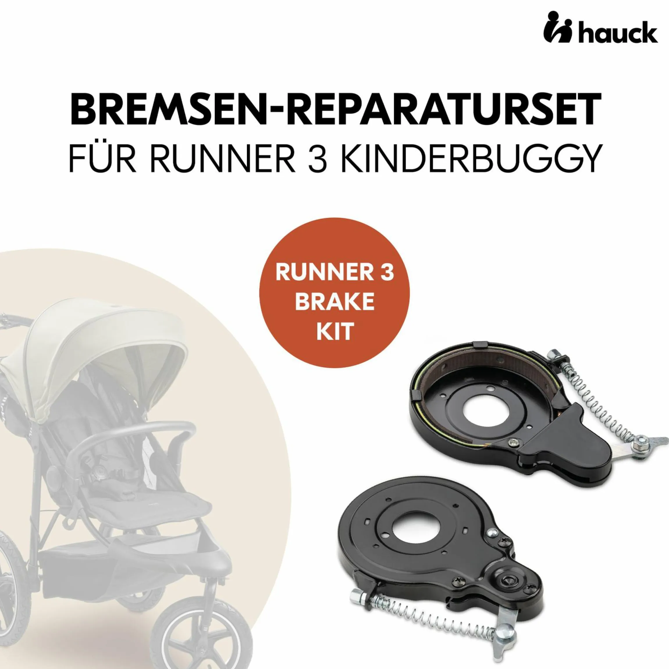 Reparatur Set Bremsen für Kinderwagen Runner 3 - Brake Kit - Black