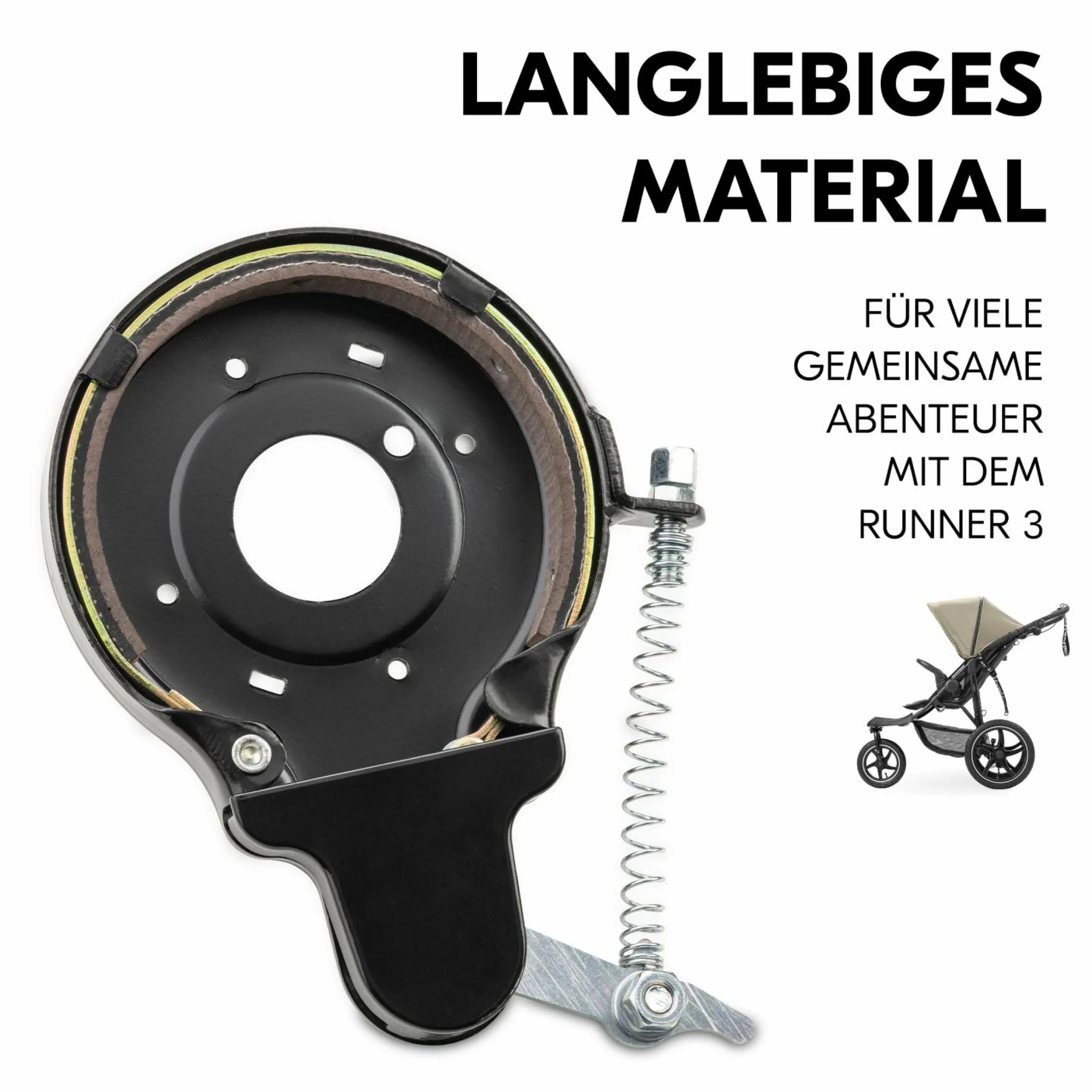 Reparatur Set Bremsen für Kinderwagen Runner 3 - Brake Kit - Black
