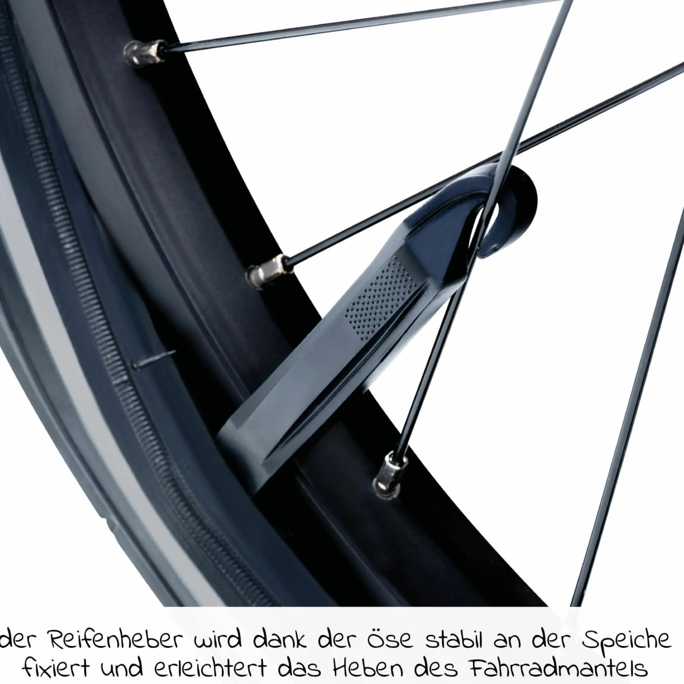 Reparatur Set (2x Ersatz-Schlauch + Reifenheber) für Bike Trailer