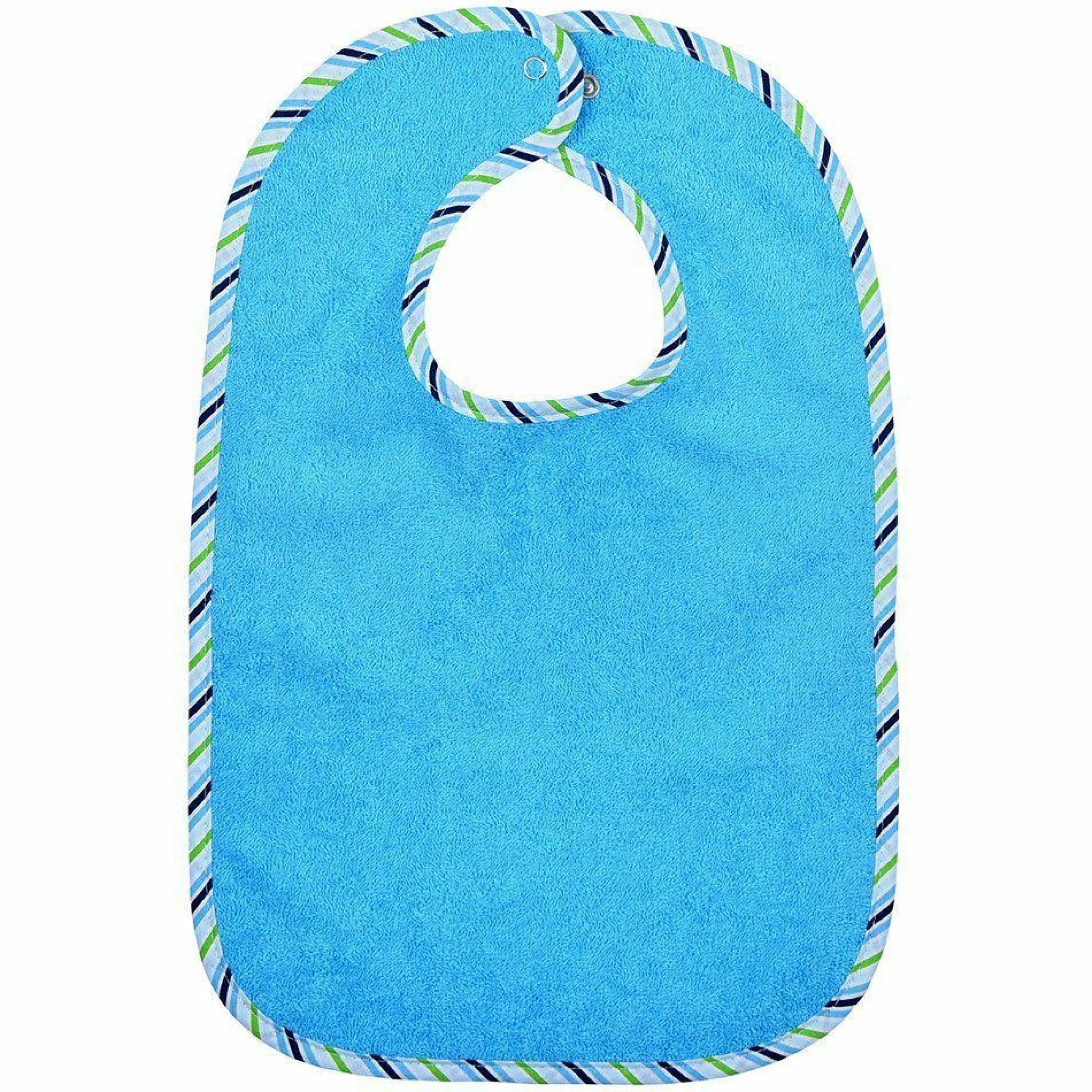 Riesen-Lätzchen mit Druckknopf - Aqua