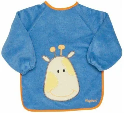 Ärmel-Lätzchen - Giraffe Blau