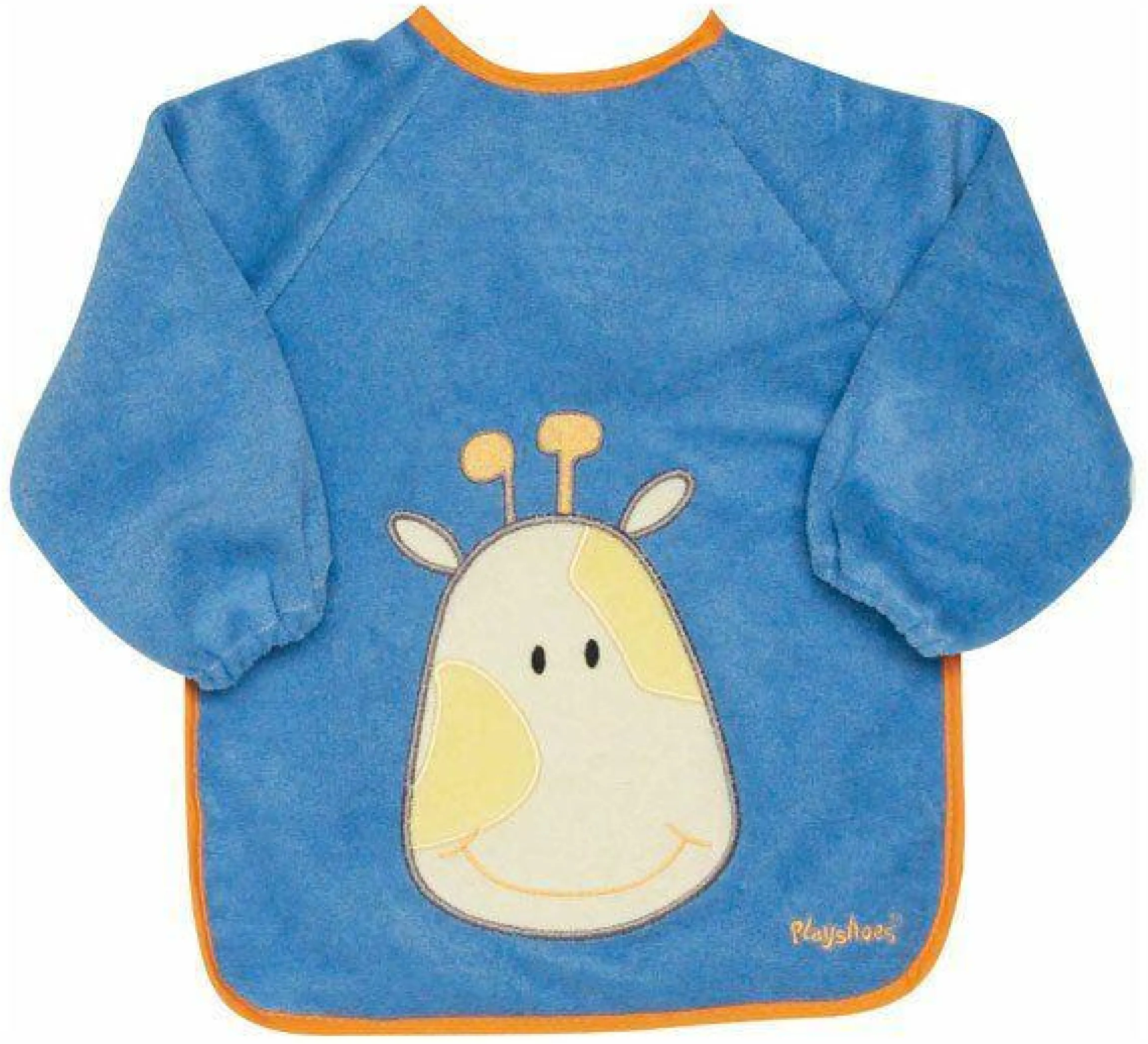 Ärmel-Lätzchen - Giraffe Blau