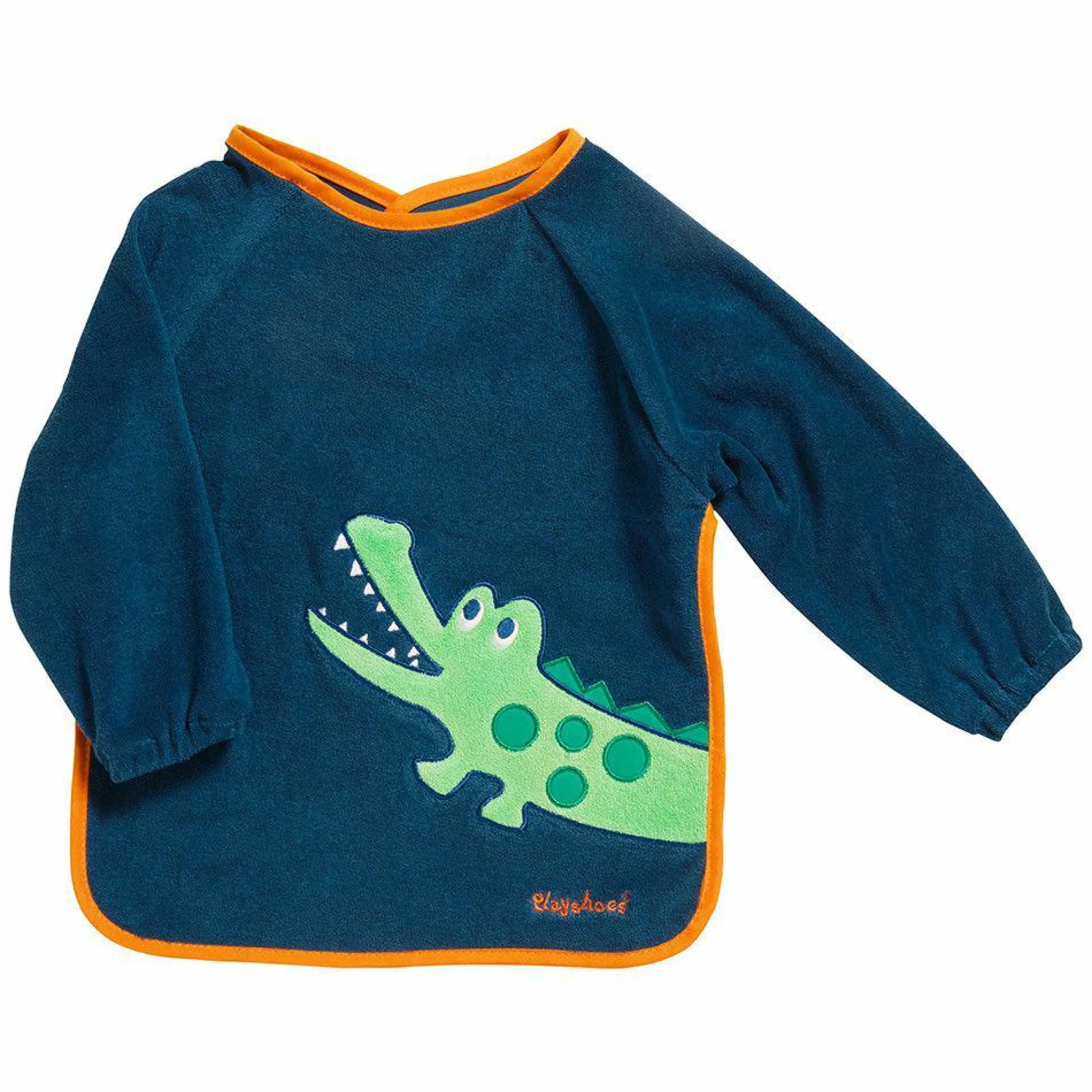 Ärmel-Lätzchen - Krokodil - Marine
