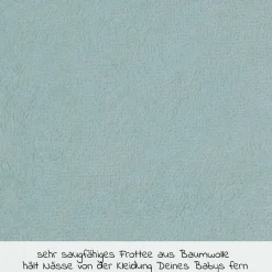 Ärmel-Lätzchen - Stickerei Eisbär - Mint