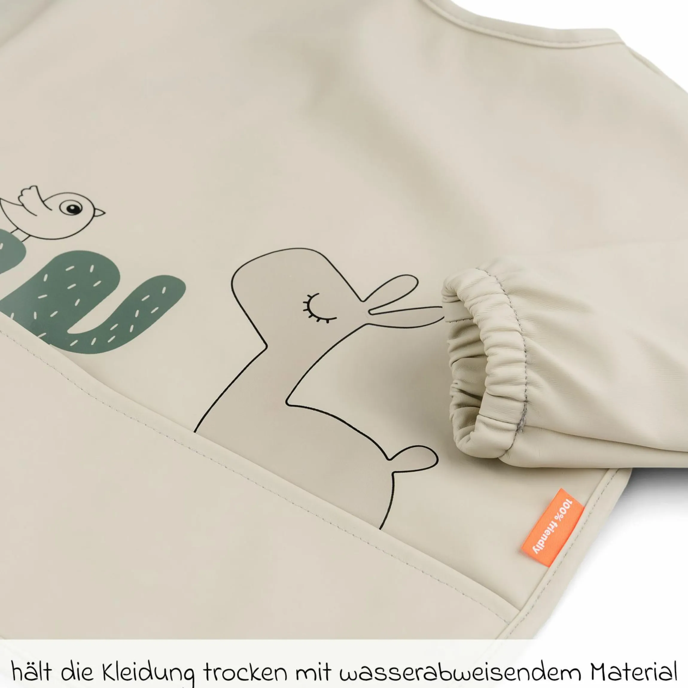 Ärmel-Lätzchen - wasserdicht - Lalee - Sand