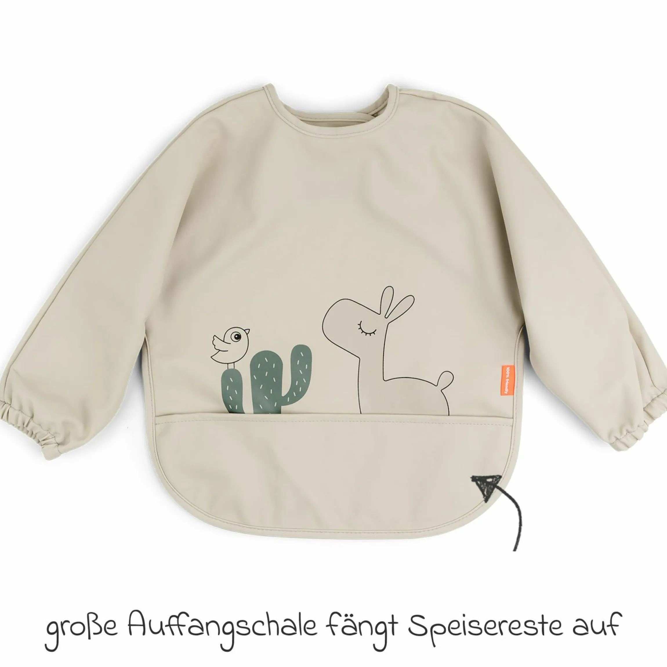 Ärmel-Lätzchen - wasserdicht - Lalee - Sand