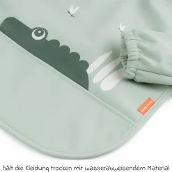 Ärmel-Lätzchen - wasserdicht - Croco - Grün