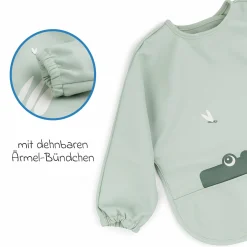 Ärmel-Lätzchen - wasserdicht - Croco - Grün