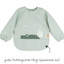 Ärmel-Lätzchen - wasserdicht - Croco - Grün