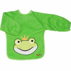 Ärmel-Lätzchen 3er Pack - Krokodil Marine, Tiger Rot & Frosch Grün