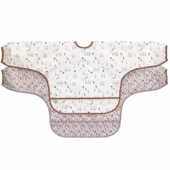 Ärmel-Lätzchen 2er Pack Long Sleeve Bib - Tiny Farmer - Sheep & Goose - Lilac