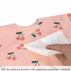 Ärmel-Lätzchen 2er Pack Long Sleeve Bib - Happy Fruits - Cherry