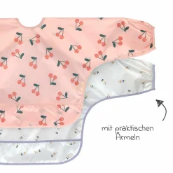 Ärmel-Lätzchen 2er Pack Long Sleeve Bib - Happy Fruits - Cherry