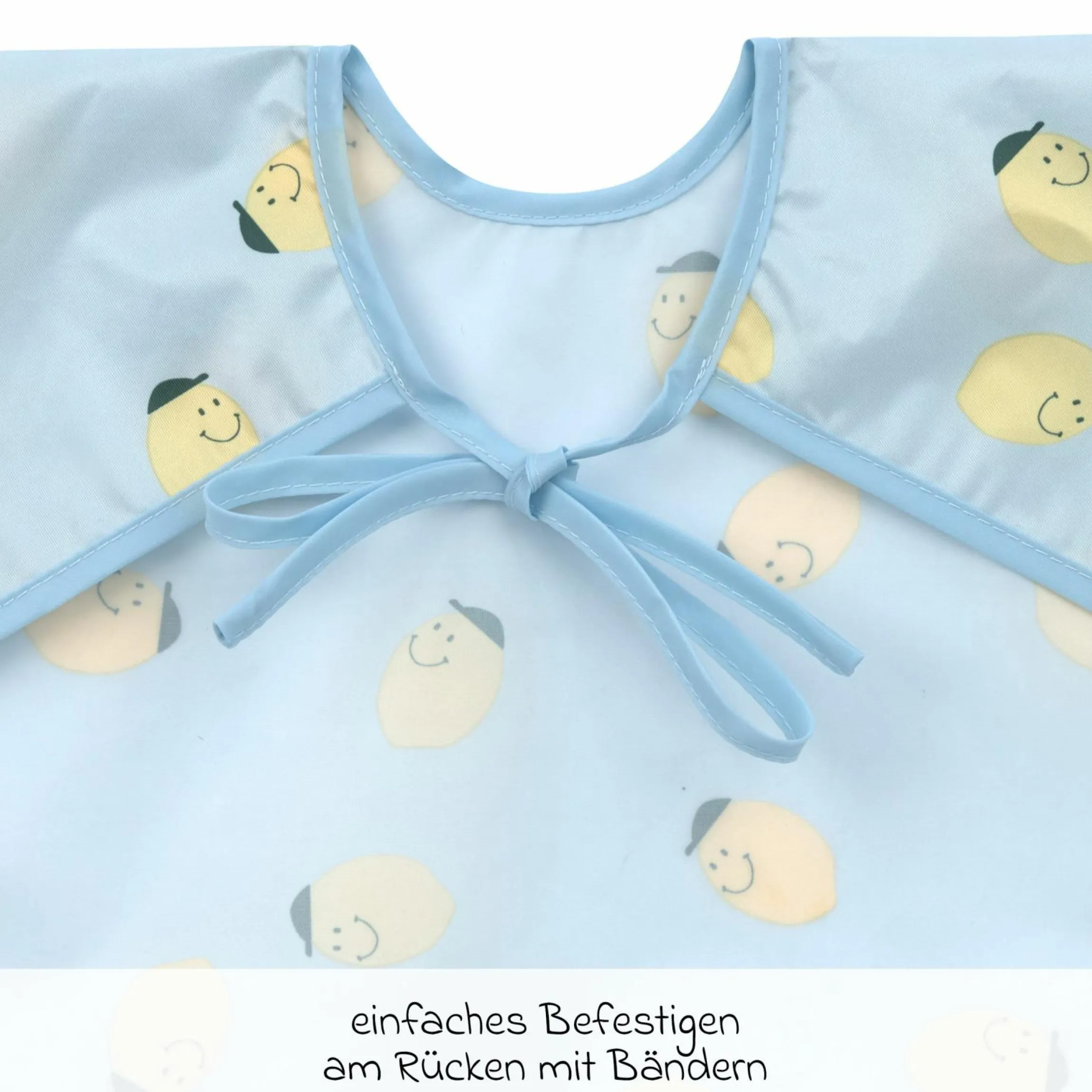 Ärmel-Lätzchen 2er Pack Long Sleeve Bib - Happy Fruits - Lemon