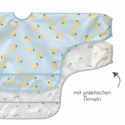 Ärmel-Lätzchen 2er Pack Long Sleeve Bib - Happy Fruits - Lemon