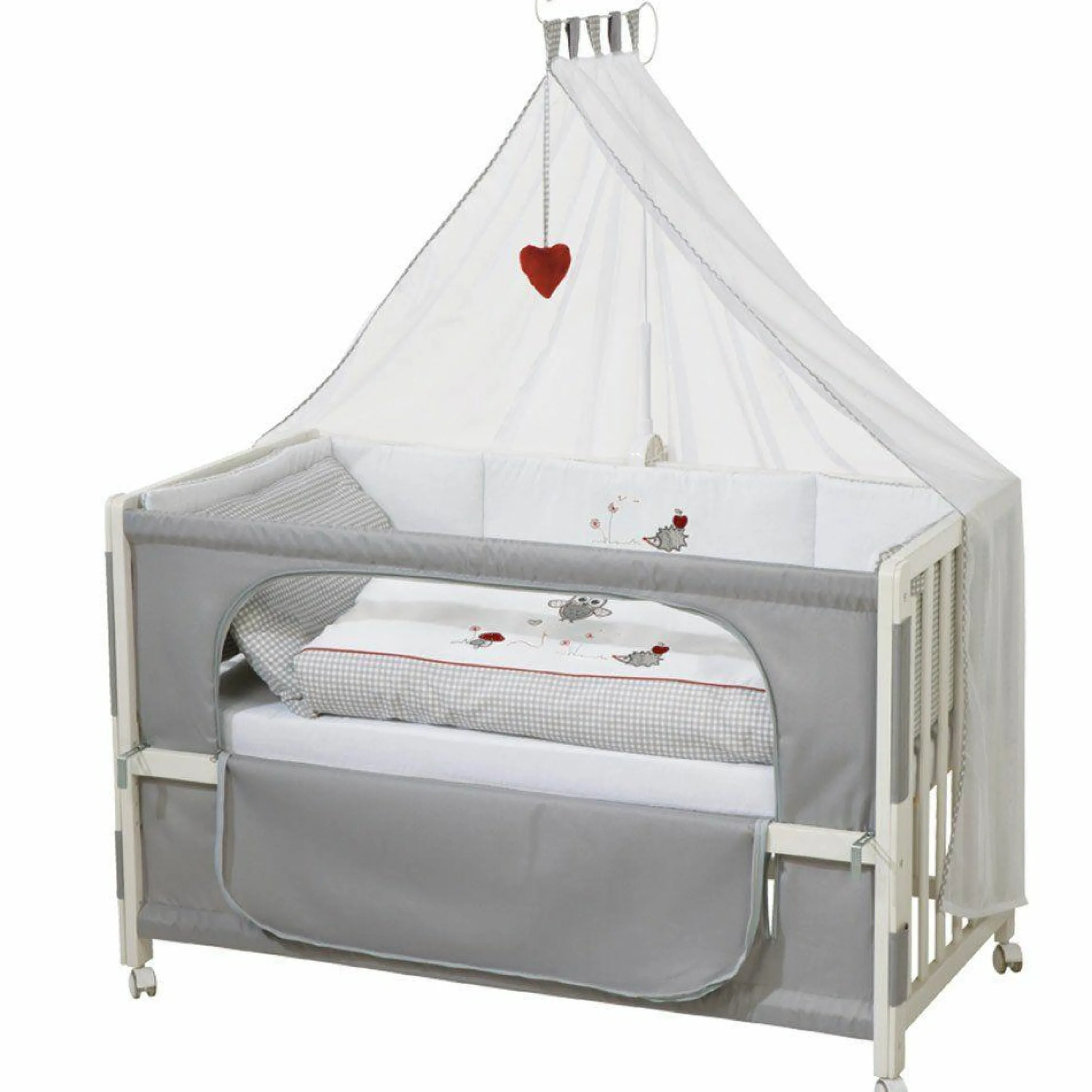 Room Bed Weiß inkl. Zubehör 60 x 120 cm - Adam & Eule