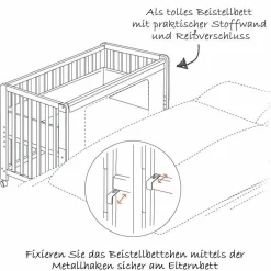 Room Bed Weiß inkl. Zubehör 60 x 120 cm - Adam & Eule