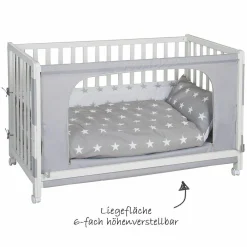 Room Bed Weiß inkl. Zubehör - Little Stars - Grau