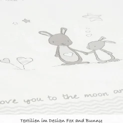 Room Bed Weiß inkl. Zubehör 60 x 120 cm - Fox & Bunny