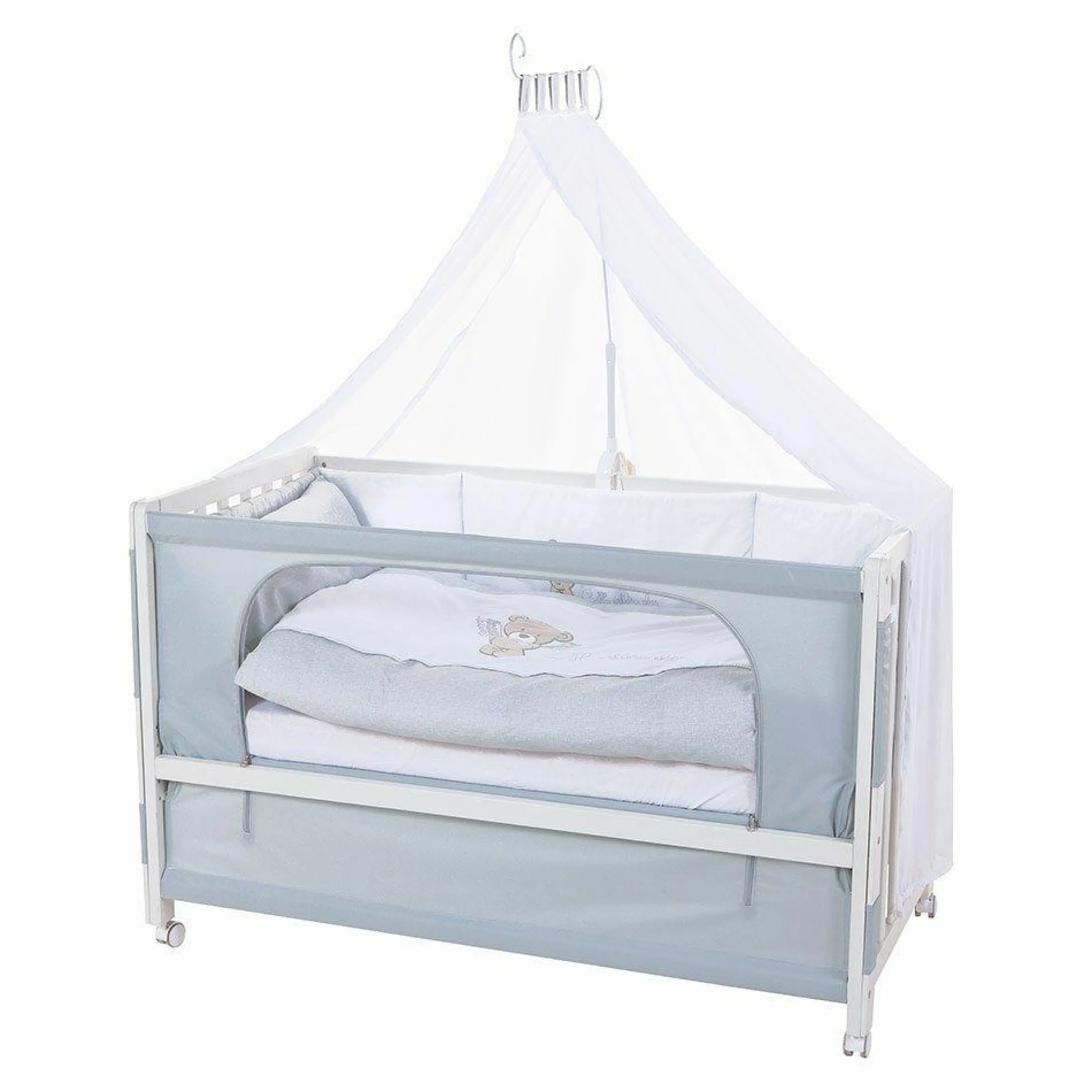 Room Bed Weiß inkl. Zubehör 60 x 120 cm - Heartbreaker
