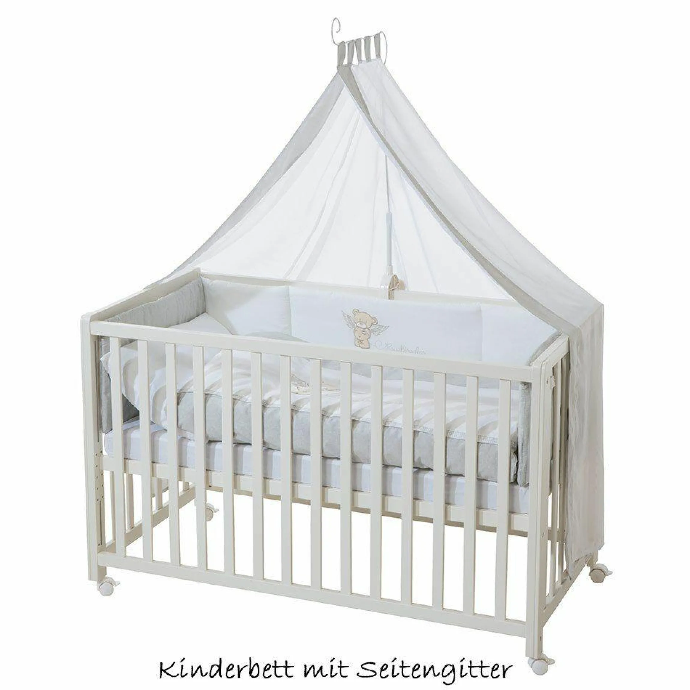 Room Bed Weiß inkl. Zubehör 60 x 120 cm - Heartbreaker