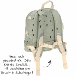 Rucksack Mini Backpack - Happy Prints - Light Olive