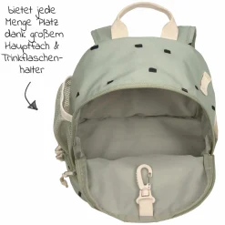 Rucksack Mini Backpack - Happy Prints - Light Olive
