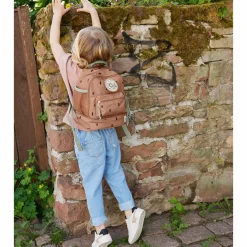 Rucksack Mini Backpack - Happy Prints - Caramel