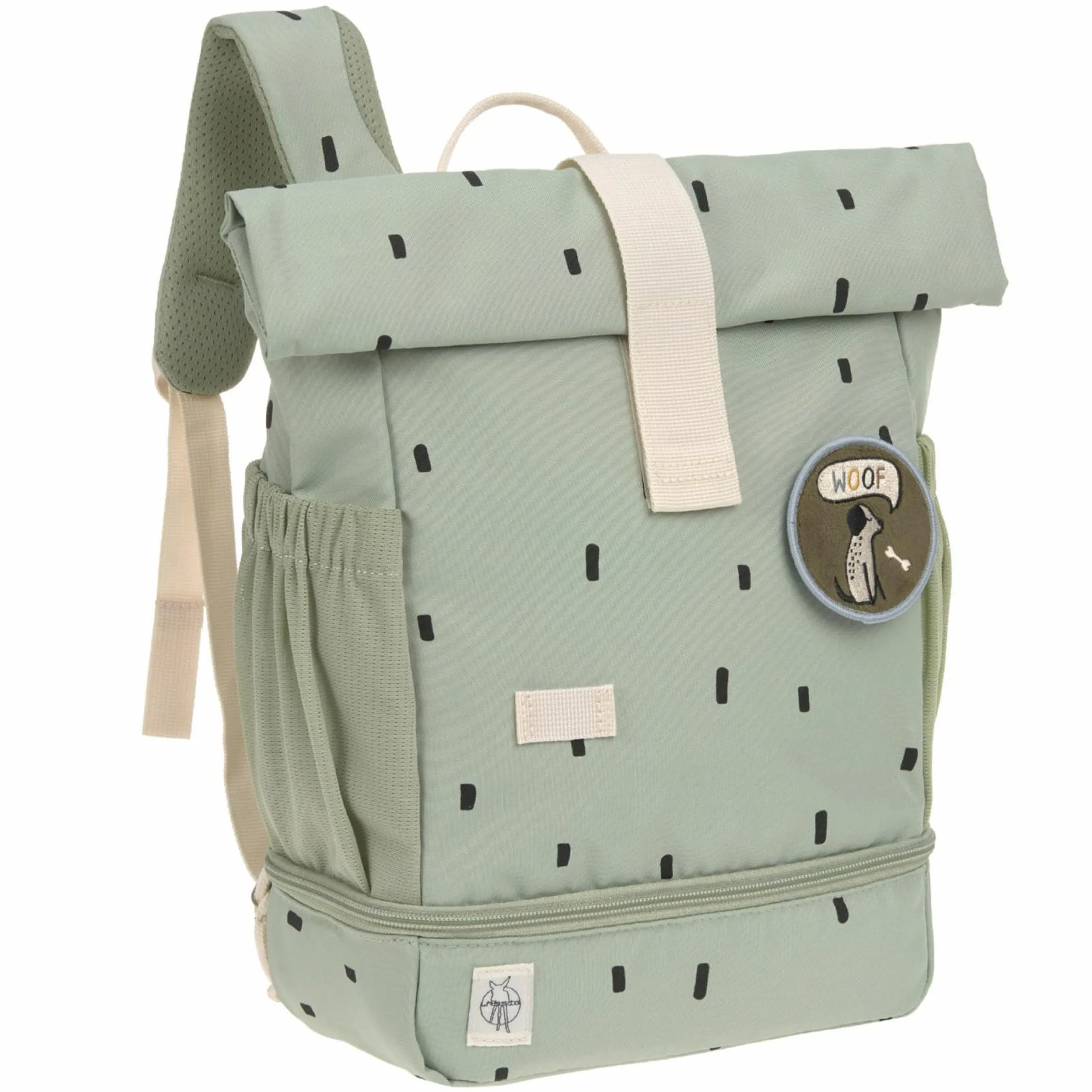 Rucksack Mini Rolltop Backpack - Happy Prints - Light Olive